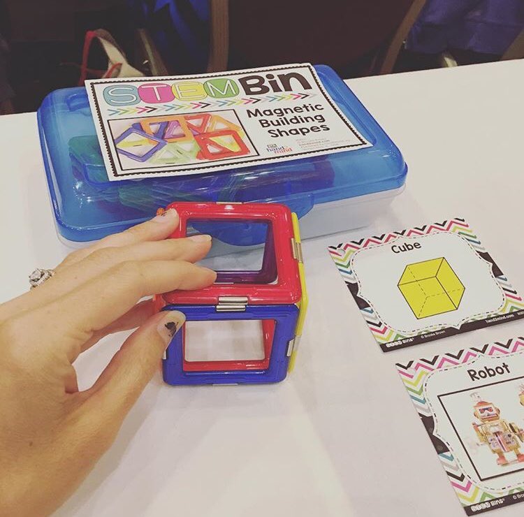 hand2mind's tweet photo. Hands-on learning at the #SDEconference with STEM Bins! #SDE2018 https://t.co/4HKHHZwHEz