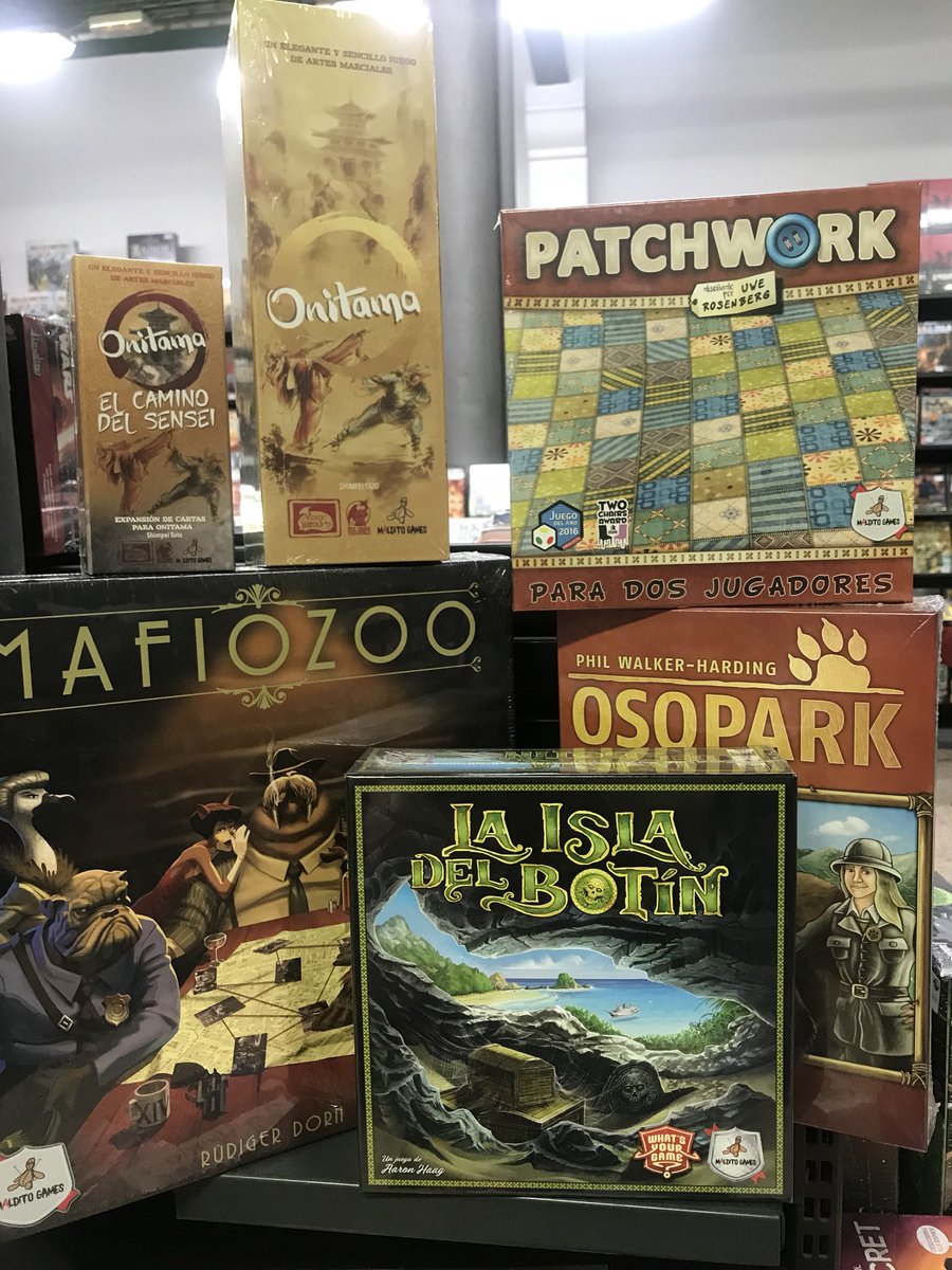 kaburigames's tweet photo. Reposición y novedades de @MalditoGamesES #laisladelbotin y #mafiozoo. Ya en tienda!! @bergonzini @dojuegos https://t.co/Ba6KVEnz9T