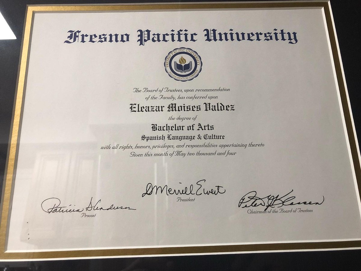 #Inspiring! Eleazar Valdez came to the US at the age of 13 &amp; obtained his Bachelor's &amp; Master's degrees before #DACA, the CA Dream Act &amp; drivers licenses for #undocumented immigrants were even a reality! Today, Eleazar works directly with immigrant communities across Central CA.