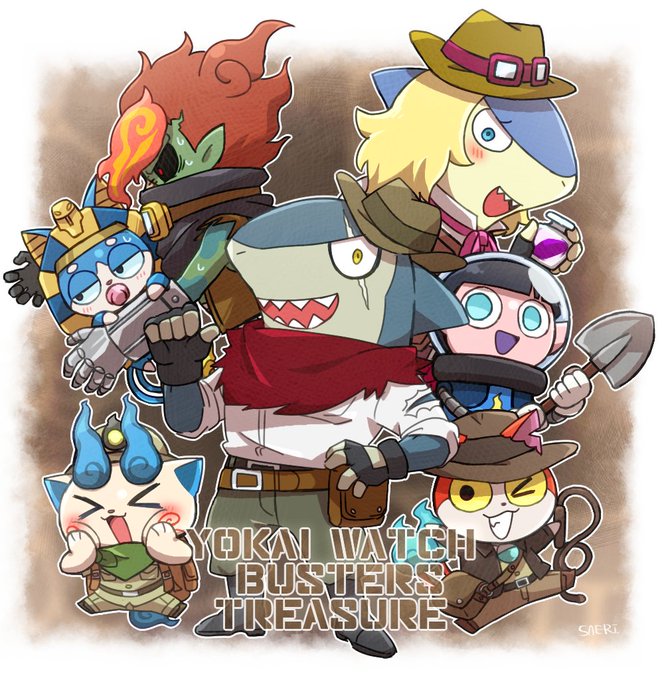 妖怪ウォッチ5周年だニャンのtwitterイラスト検索結果