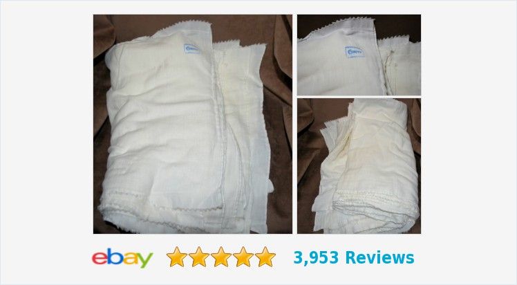 vintage curity cloth diapers for sale