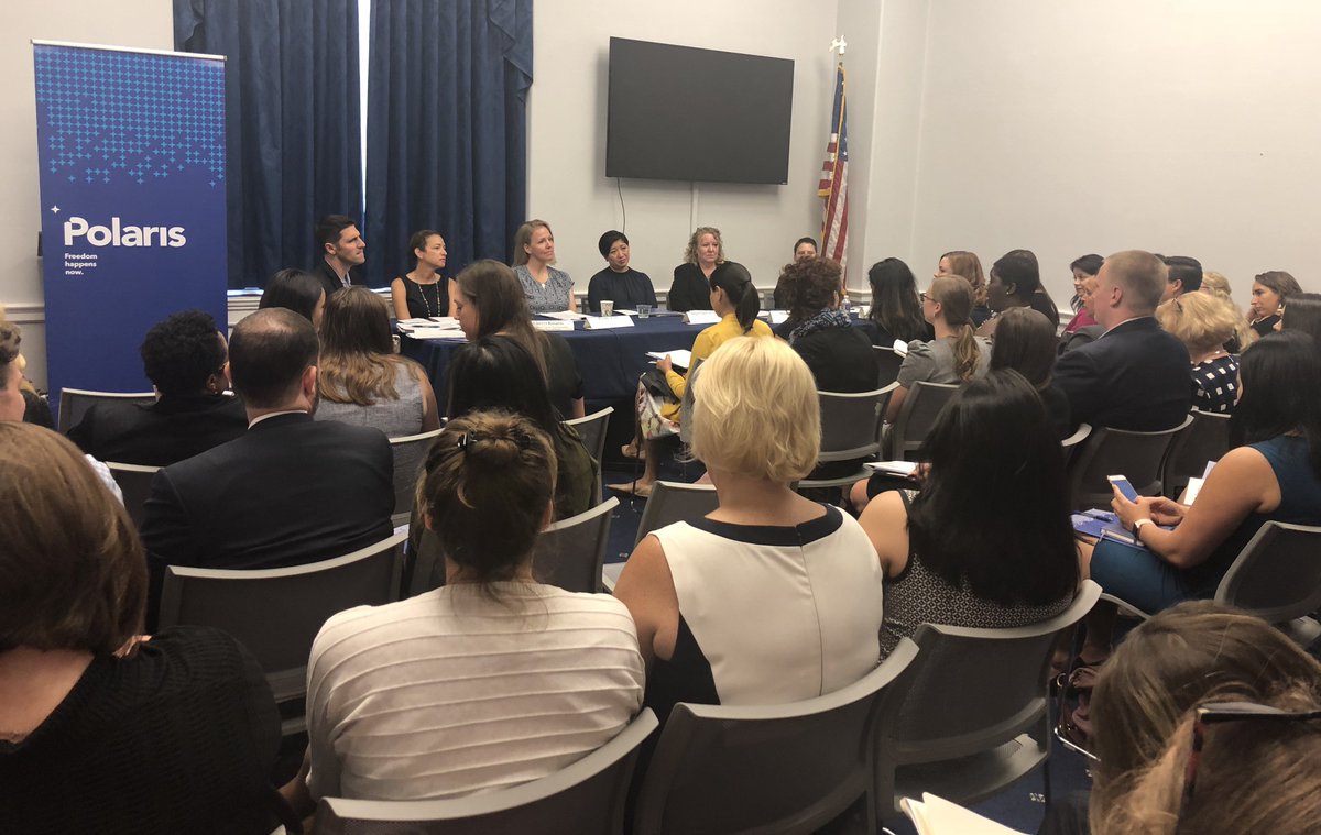 Polaris_Project's tweet image. Thank you to everyone who tuned into our live stream for our panel discussion on ways #humantrafficking business models exploit legitimate private sector businesses and what industries can do about to fight back. Learn more: bit.ly/2NaSDTz #traffickingintersections