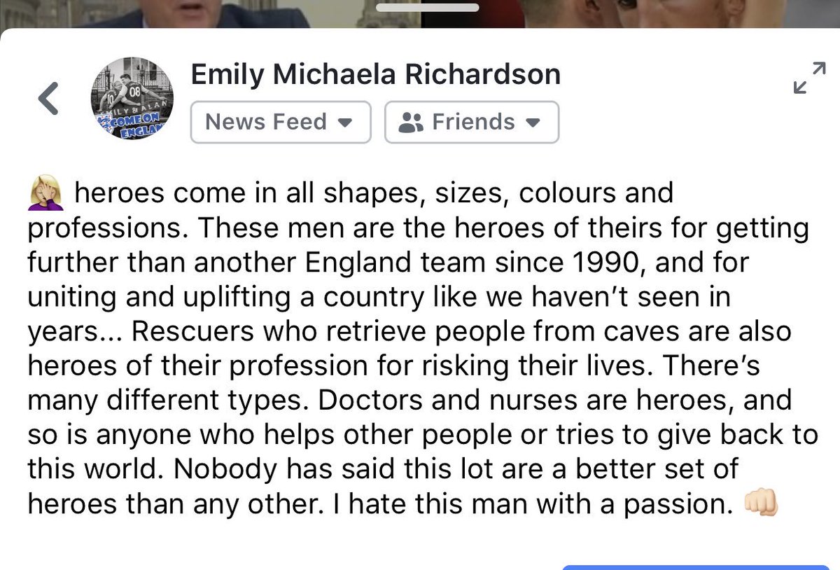 EmilyMichaela_'s tweet photo. @piersmorgan here’s my opinion on #England and their “heroic” status. #englandsquad https://t.co/oXpaHp4ck8