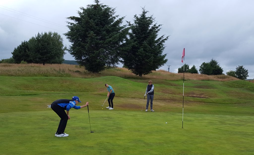 TMGA_buckpool's tweet photo. Great fun today with @JamesCalamGolf @rothesgolfclub for first event of @BanffshireGolf summer series. Some great swings and scores &amp; new friendships made. Next week's events at Turriff GC. https://t.co/XUrb1pf9mu
