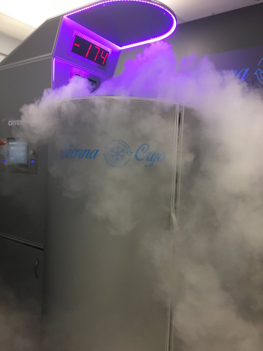 tlc1963's tweet photo. A good way to beat the heat! -202 for 3 minutes😬⁦@SiennaCryo⁩ https://t.co/znM5P3DJp2