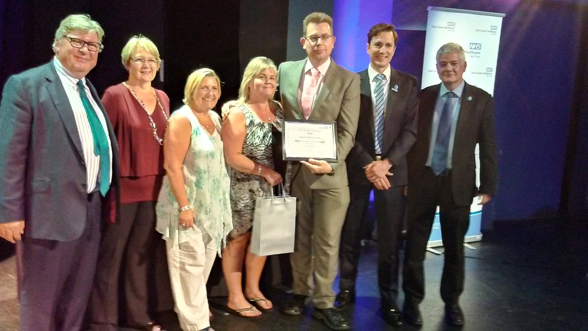 Congratulations to the Supportive and Palliative Care Team for who have won the Team of the Year #TrustAwards – kindly sponsored @BigHandEMEA #NHS70 @SEWB_ESHT #OurMarvellousTeams