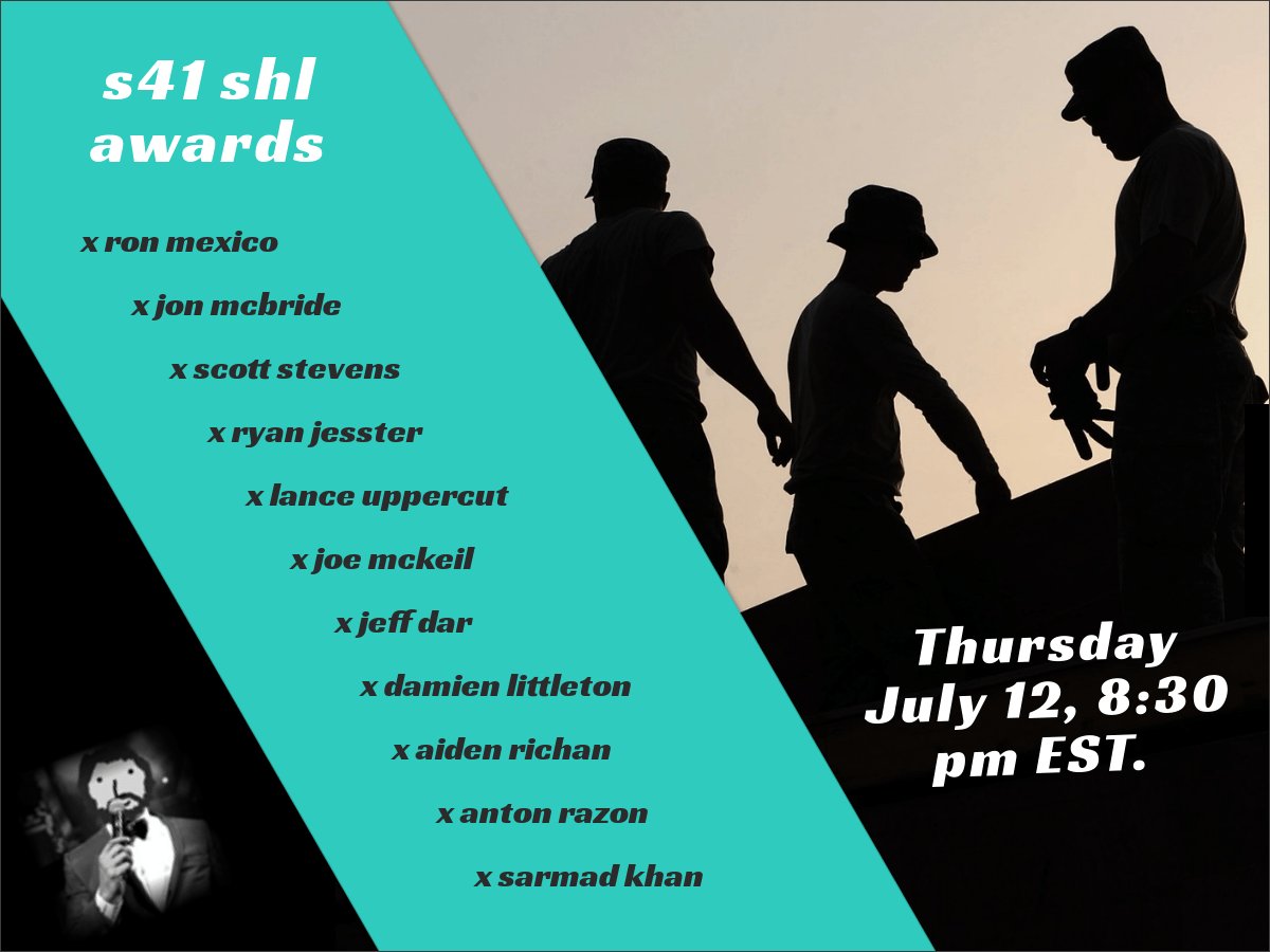 MikeIzzySHL's tweet photo. The S41 SHL Awards show, hosted by nour is set for tonight at 8:30 PM! to view the awards show, click the link below. #shlhockey, 

https://t.co/xjBYGKvfmU https://t.co/tYS9DUOxZ2