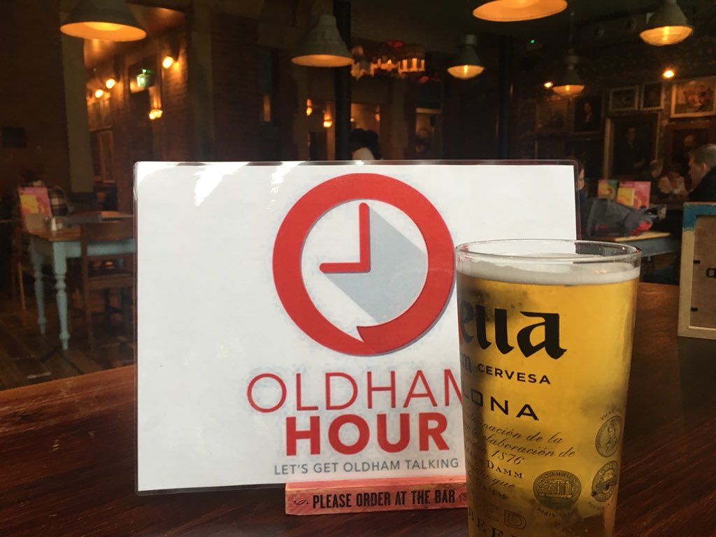 #OldhamHour

Tomorrow is the 2nd Friday of the month so that means it’s #OldhamHour Drinks After Work NOTWorking get together. 

Encouraging Oldham to get together for a relax after a weeks work at <a href="/MolinoLounge/">Molino Lounge</a> Old Town Hall. 

Hope you can join us. 😎