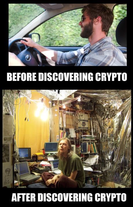 Eljaboom's tweet photo. Me before and after #Crypto 🤕 https://t.co/KmgUuyyblX