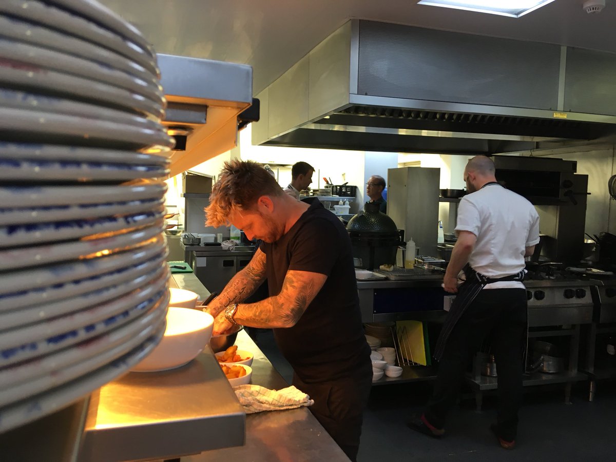 WOWalesOnline's tweet photo. Beautiful fresh, simple food at @CardiffHeaneys for their first #popup which will showcase what will be on offer at the main venue when it opens. #marmitebutter pollock with cauli, potted shrimp, apple and cider beurre noisette... #finedining #eatingoutcardiff https://t.co/TxjndXI6Kz