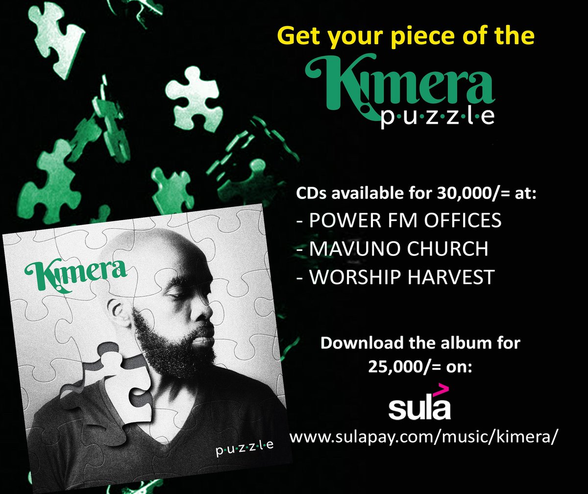 usualsuspectsug's tweet photo. Finally the announcement comes through. Grab your copy of the album now available!! Grab a copy for your friend too + your mom + your wife+ your landlord+your ex. Share it with your pastor. Get it to everyone who has been a piece of your puzzle. #kimeraspuzzle
More platforms TBA https://t.co/1YkX5v8jYa