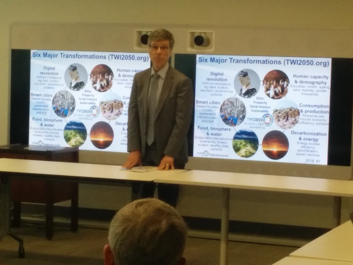 twi2050's tweet photo. A key recommendation to governments that comes out of the new #TWI2050 report launched today at the #HLPF2018 is to build or strengthen their capacity to plan transformation pathways through partnerships with universities and think tanks @JeffDSachs @IIASAVienna https://t.co/HIaGqJCq7p