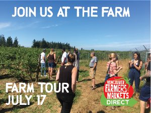 Our annual farm tour is happening next Tuesday! Interested in learning about how VFM Direct sources from local farms? Want to meet farmers &amp; visit the Fraser Valley? Join us, it’s free! RSVP with your name, company name &amp; email to roberta@eatlocal.org
