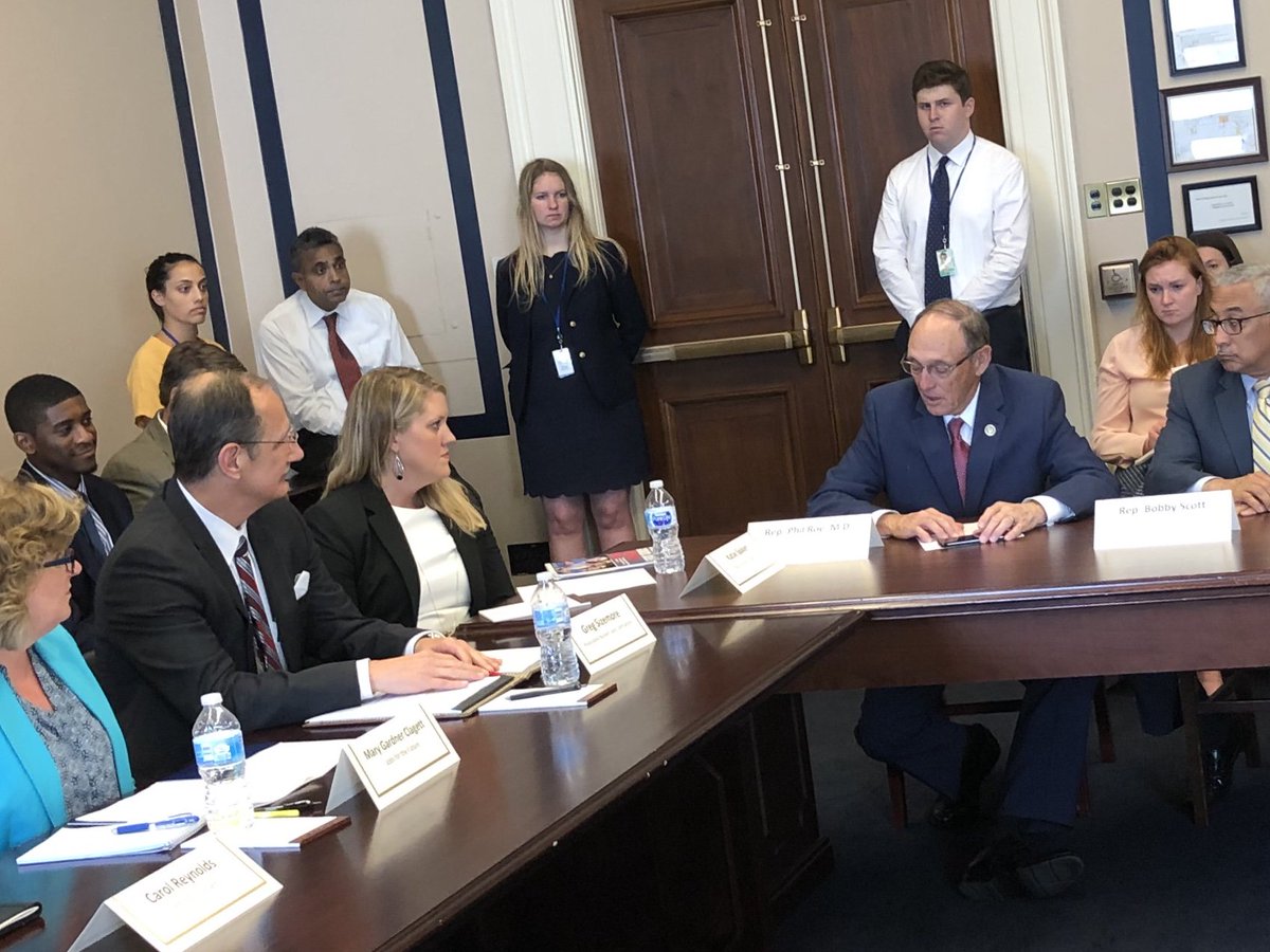 Proud to have <a href="/ABCNational/">ABC National</a> VP of WFD <a href="/I_Am_A_Champion/">IAmAChampion</a> as a speaker during the first Congressional #Apprenticeship Caucus meeting!  Big thanks to <a href="/RepGuthrie/">Rep. Brett Guthrie</a> &amp; @RepSusanDavis for organizing! #ABCMeritShopProud