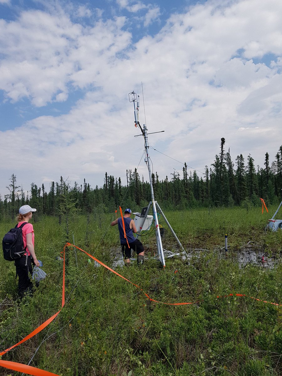 We are done! EC tower at #RacewayFen with <a href="/UW_Hydromet/">Richard Petrone</a> team