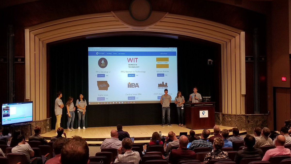 kevin_s's tweet image. What if 5% of Principal&apos;s IT Community participated in local user groups... think about the positive influence for the employees and the company! #pfgcodejam @CachedOut