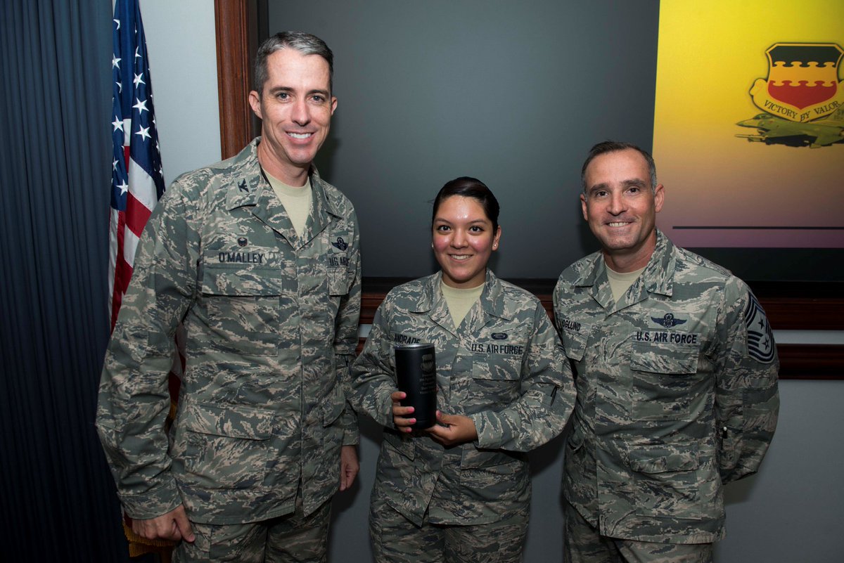 20FighterWing's tweet photo. Congratulations to this week's #WeaseloftheWeek, Airman 1st Class Wendy Andrade, a personnelist from the #BestFSSintheUSAF 20th Force Support Squadron, on loan to the AFMS - Shaw - 20th Medical Group. #MedGroupRocks https://t.co/uWmrgmogPB