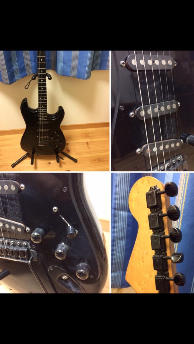 本田毅 元メイン初号機と同時期の1983年頃製作品 SCHECTER ストラト