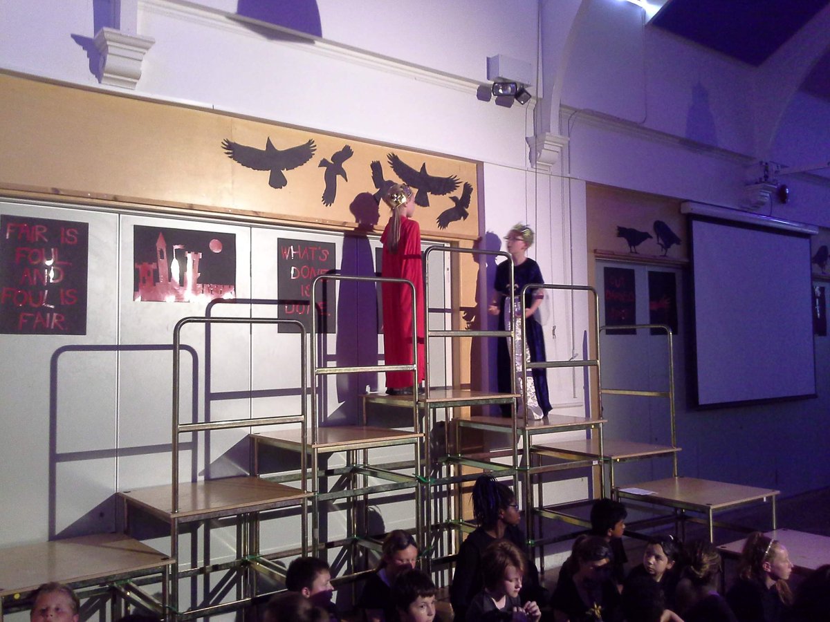 WestboroughS's tweet photo. Our Year 6s gave the Royal Shakespeare Company a run for their money this evening. They smashed Macbeth. Well done to all. https://t.co/EqpaLdqtqv