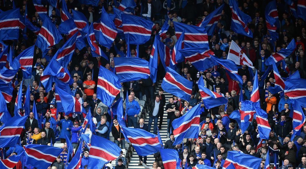bet365's tweet photo. 49,309 fans at Ibrox for Rangers vs FK Shkupi in the Europa League first qualifying round.

That’s more than the number of fans at 50 of the 62 matches of World Cup 2018 so far. https://t.co/yR4ObiGxZG