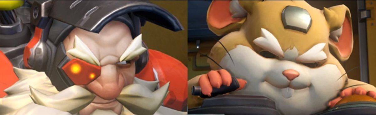 Les points communs entre Torbjörn et Hammond d'après les artistes d'Overwatch ?
Ils sont tous les deux ingénieurs, ils sont petits, et... ils ont les mêmes sourcils.