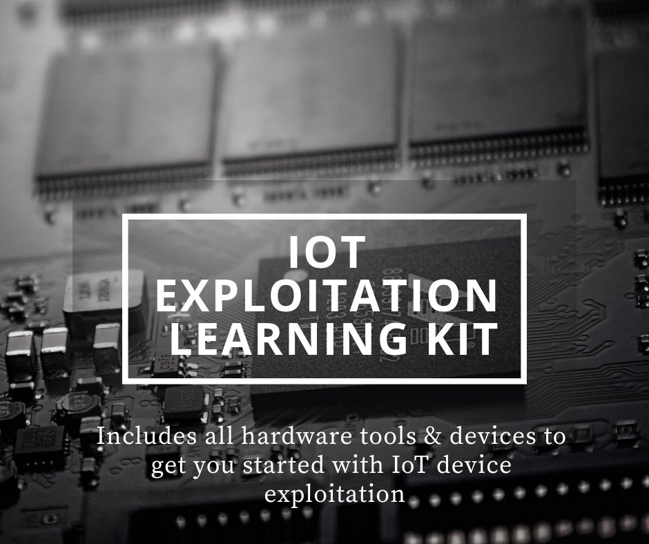 attifyme's tweet photo. Start #pentesting #IoT #devices & sharpen your IoT #security skills with our self-paced IoT #Exploitation Learning Kit. Order here ⏩ https://t.co/uAm3klY3K2 #infosec #iothacking #iotsecurity #iotpentest #iottools #hardwaredevices #internetofthings #Attify https://t.co/aBHCF6Kj87