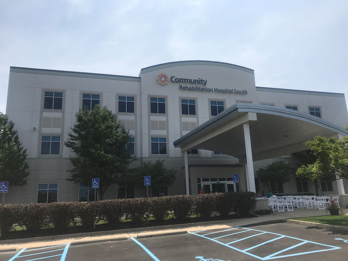 HD_Architects's tweet photo. @CRHSouth had their ribbon cutting and open house today! We were happy to play a part in this project. 

#architecture #rehabhospital #hdarchitects https://t.co/AwhxWlGVYC