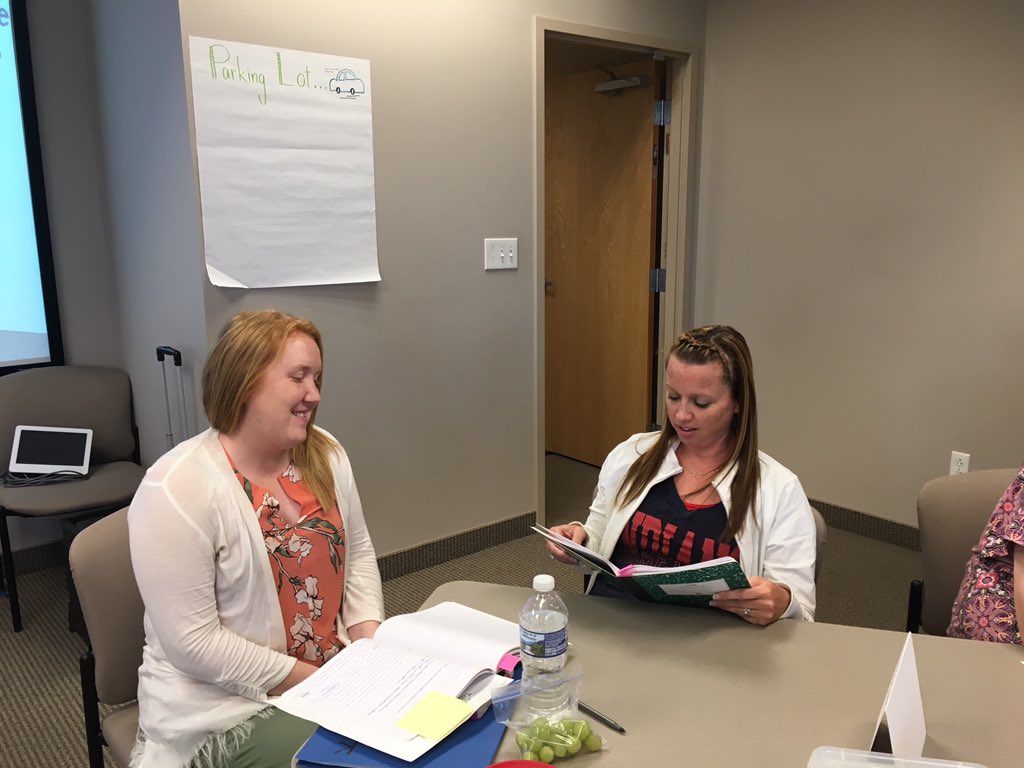 EK4literacy's tweet photo. Teachers are the best people! Here they are, spending their summer days doing the writing work they will be asking their students to do, then sharing with each other and learning how to make it better 🙌🏻 @CurrDirSMF @SMFSchools #tcrwp https://t.co/h8NX6OqGDO