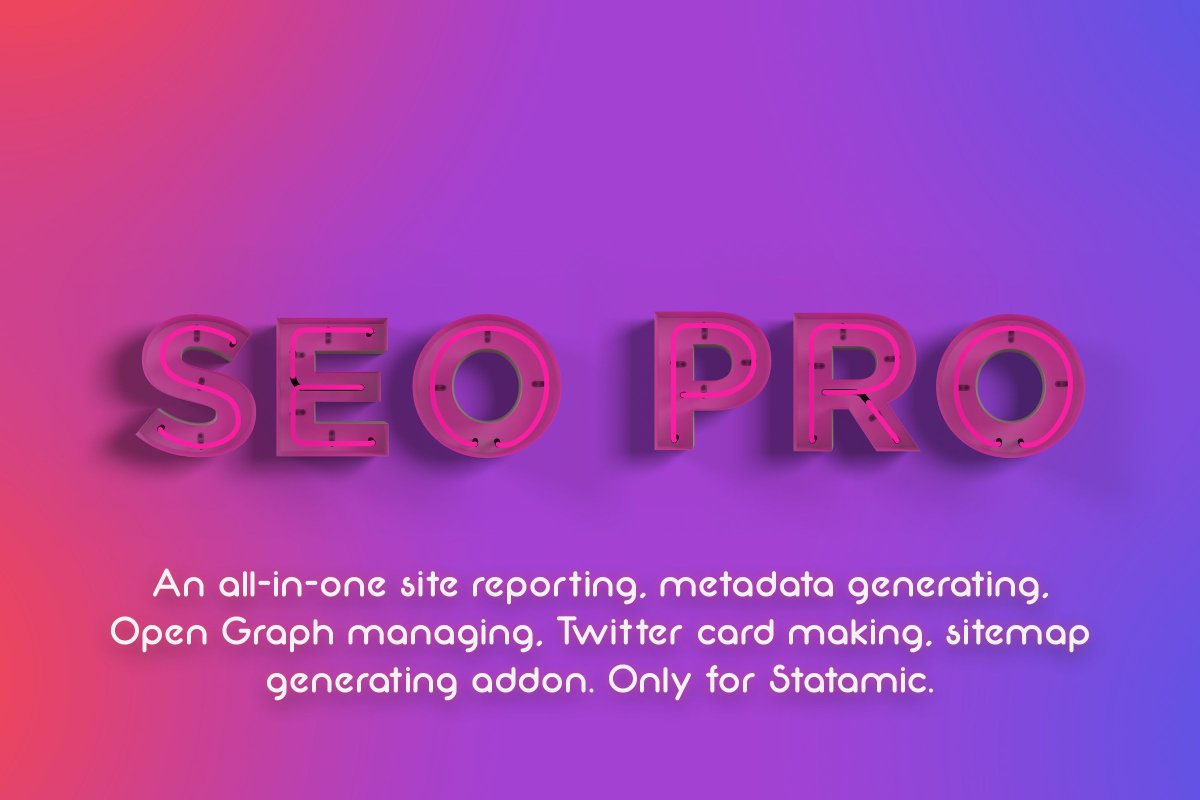 statamic's tweet image. Just a little sneak peek of something we’ve been cooking up… #statamic #seo