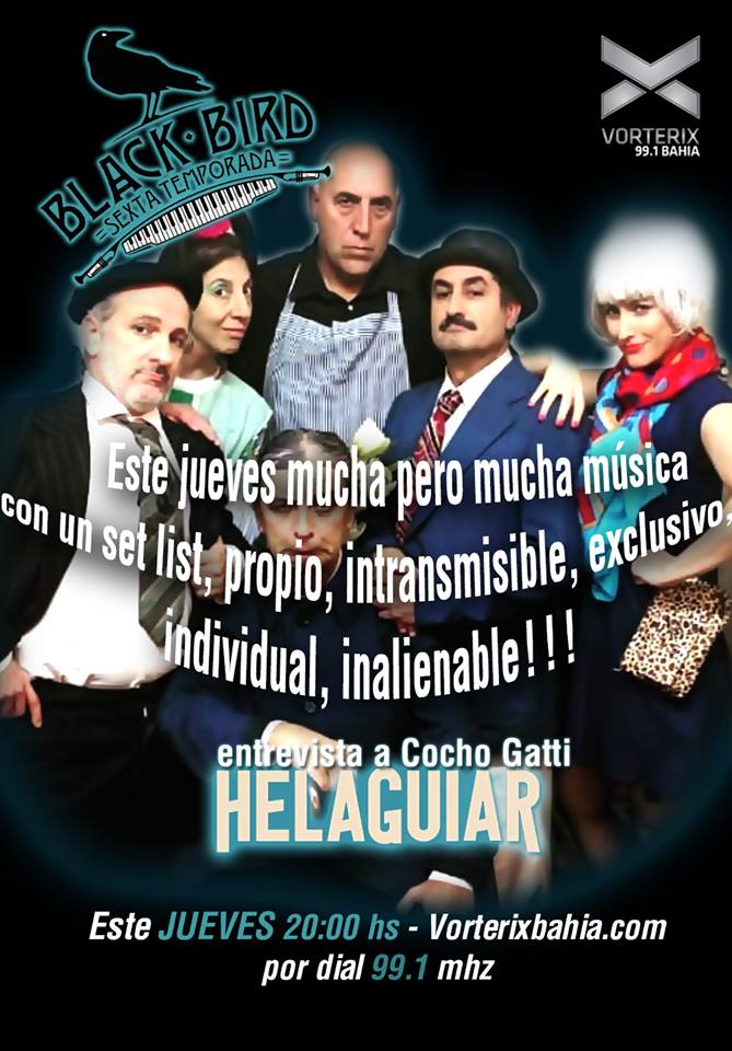 Vorterixbahia's tweet photo. Desde las 20, @jazzvorterix con un set list armado y conducido por Alejandro Chacha más la visita de Cocho Gatti de @HelaguiarRock. Sumate en el 99.1 del dial o vía web en https://t.co/bz0KoQtorD https://t.co/RmsRL1DEqK