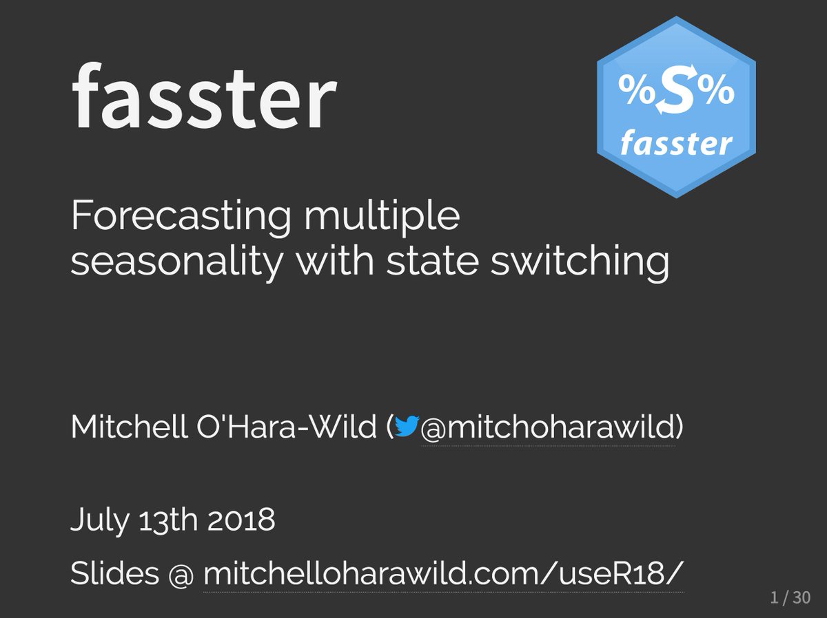 fasster: Forecasting multiple seasonality with state switching