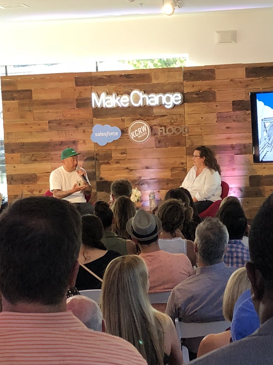 JimmySChicago's tweet image. Roy Choi dropping gems and doing his part for change. #platformforchange #trailblazer