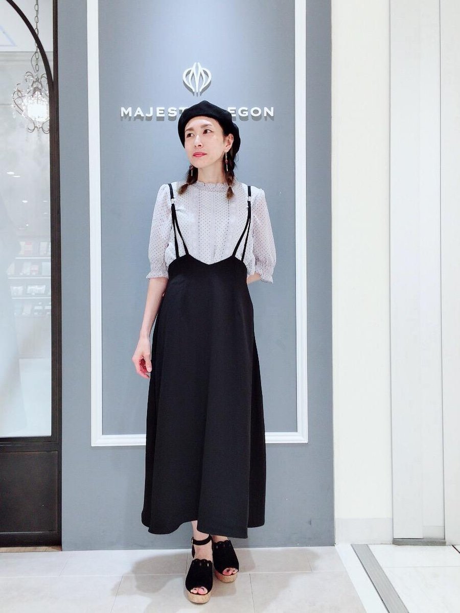 Majestic Legon No Twitter New スタッフにも大人気 ちゃんと可愛さがキープできるサスペンダースカート サスペンダー付バックリボンスカート 5 616 4 212 マジェスティックレゴン Majesticlegon アミュプラザ大分店