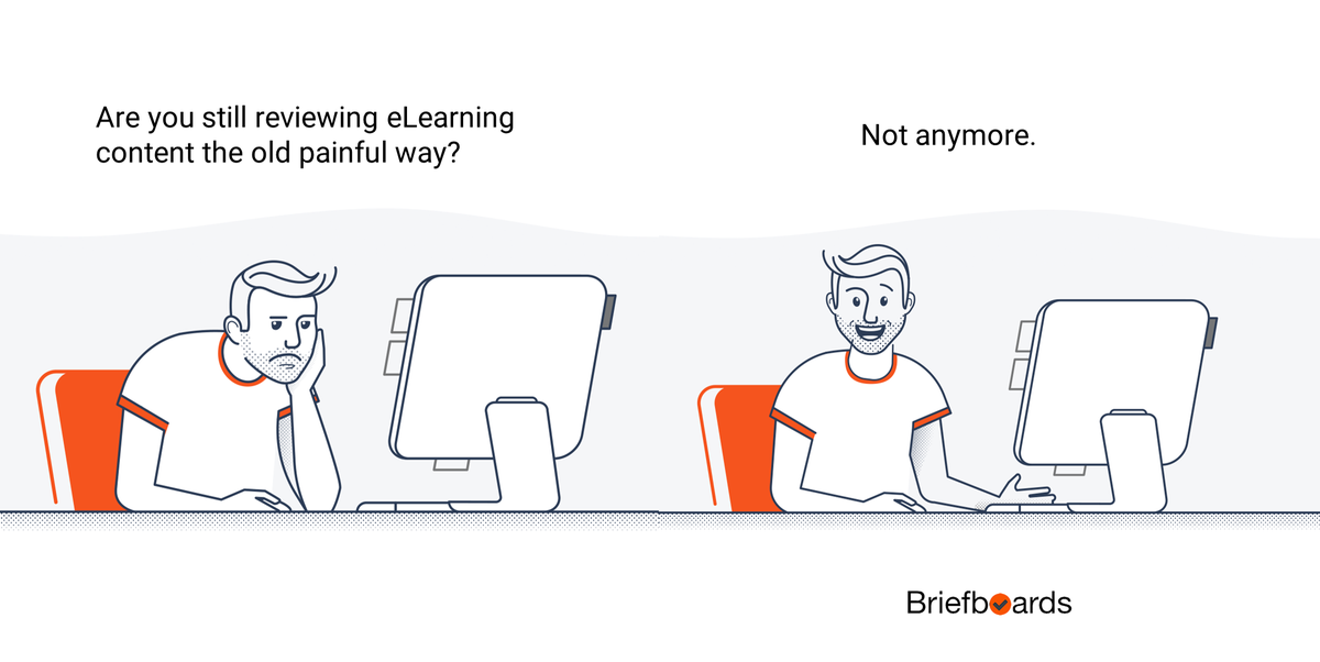 briefboards's tweet photo. Are you an eLearning Professional? From designers, developers, to project managers and SME's,  there is a lot of back and forth, and even the best authoring tools could use an extra hand when it comes to review cycles. https://t.co/oKTAzQF2MN #eLearning #instructionaldesign https://t.co/0B5MhYoFvH