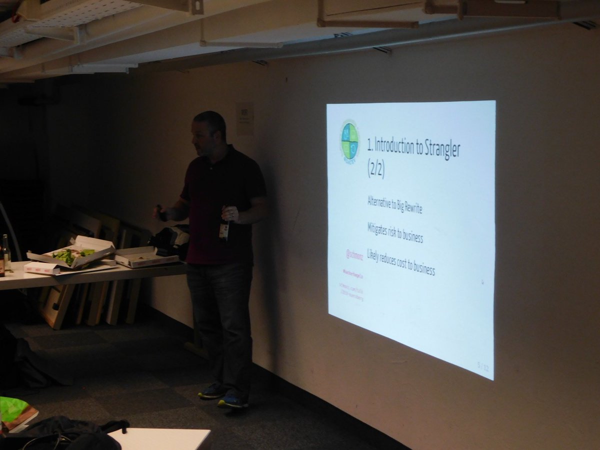 ChristophWelcz's tweet image. @schmonz doing a mob session about strangling your legacy code #hackerkegeln @SCC_at_DATEV