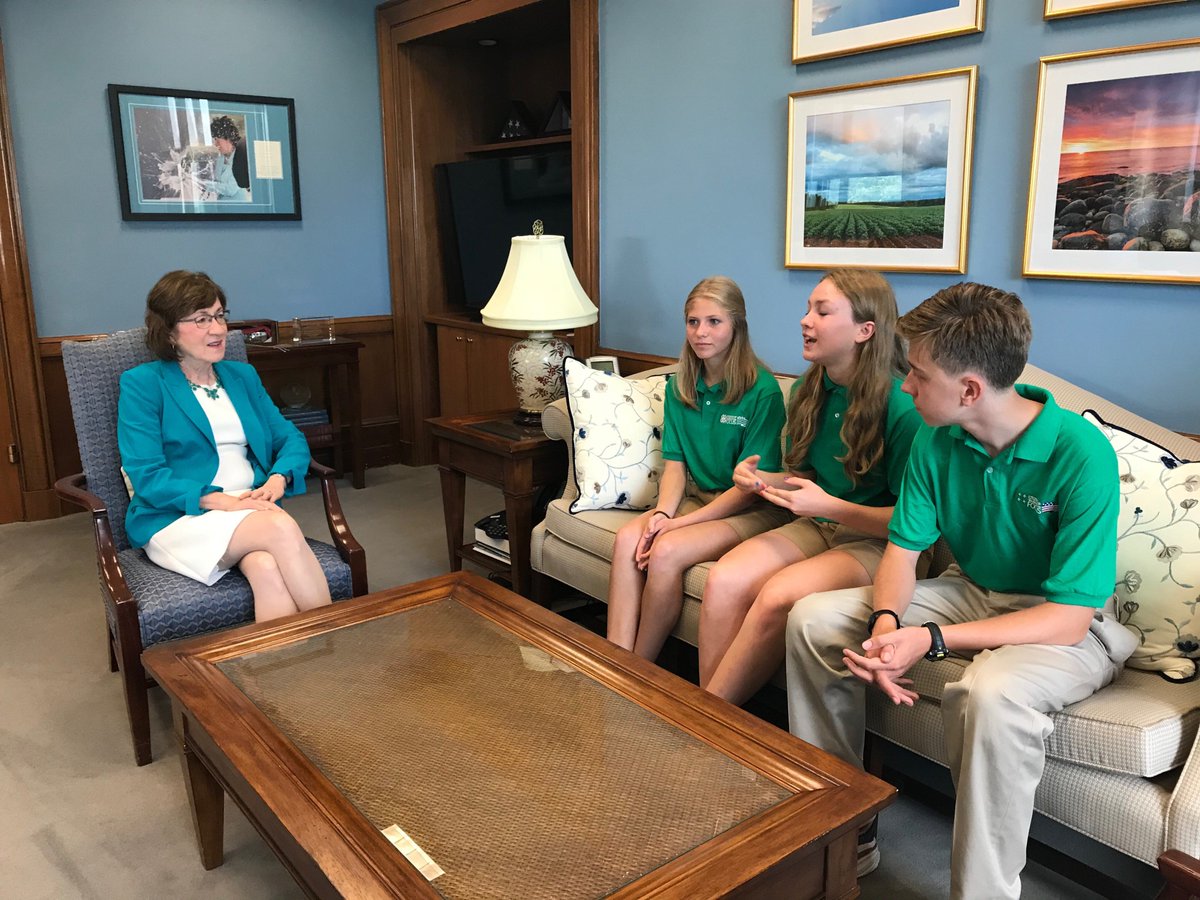 MSFTIssues's tweet image. Thank you, @SenatorCollins, for meeting with @4H #TechChangemakers about their work to promote access to #digitalskills for young people throughout the U.S. msft.social/vOfyPz