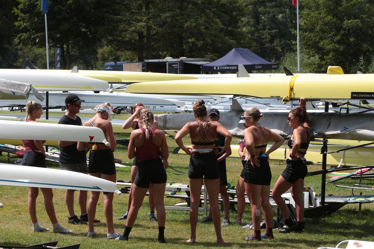 Final preparations for the New Zealand Women's Eight ahead of World Rowing Cup III in Lucerne, Switzerland. Racing begins this evening NZ time and all the action can be followed at worldrowing.com