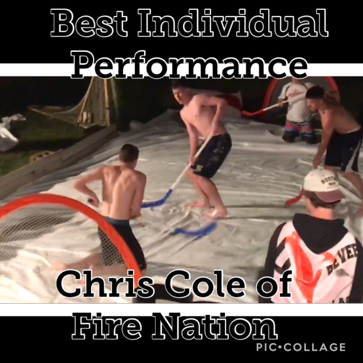 GC_OlympicGames's tweet photo. Best Individual Performance: Is that Wayne Gretzky? No, but close. @cmcole17 put on a dazzling display of soap hockey that some would call art...give this man a pat on the back for his performance #YaHadToBeThere https://t.co/MfgA6ArwII