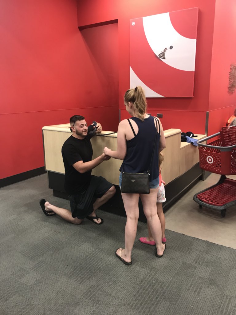 T1805 was able to share and experience a proposal! Congratulations 🎉🍾 💍<a href="/Target/">Target</a>