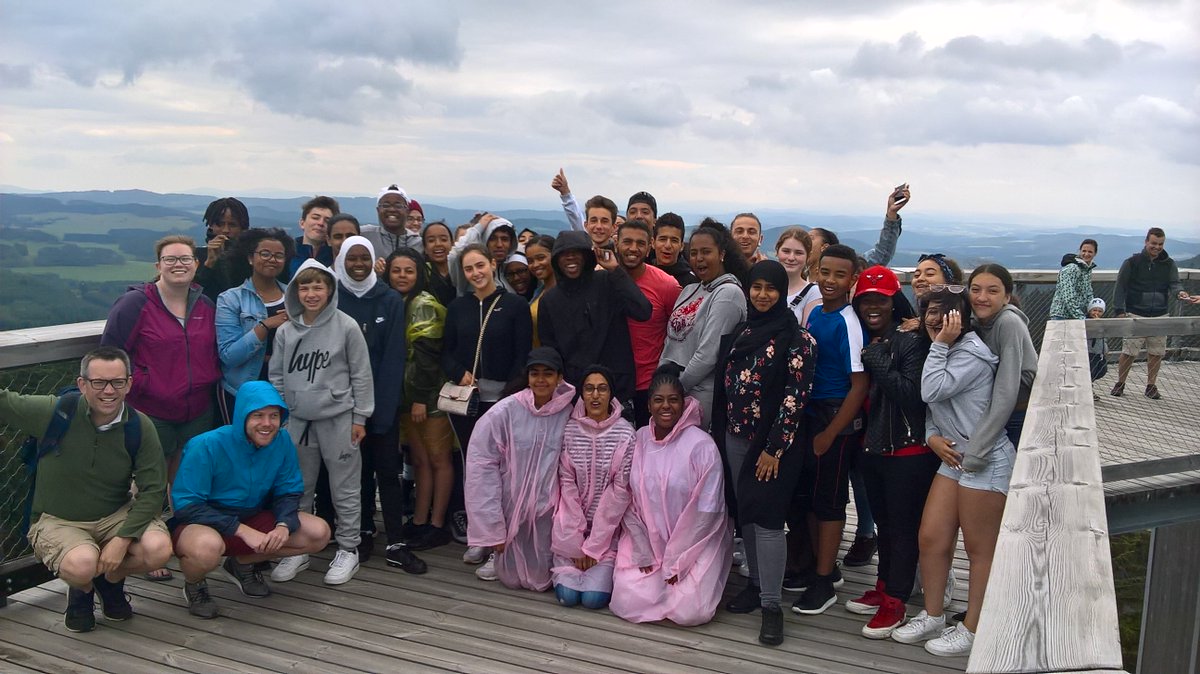 KSAOrchestra's tweet photo. #Austria2018 2nd to last day &amp; oh what an epic one it was! We made it across to #CzechRepublic today took in some breath taking scenery before rafting down the #vlatava river. A great open mic night showcased some amazing talent and then we danced the night away! @KSA_Secondary https://t.co/lupZgTWuyF