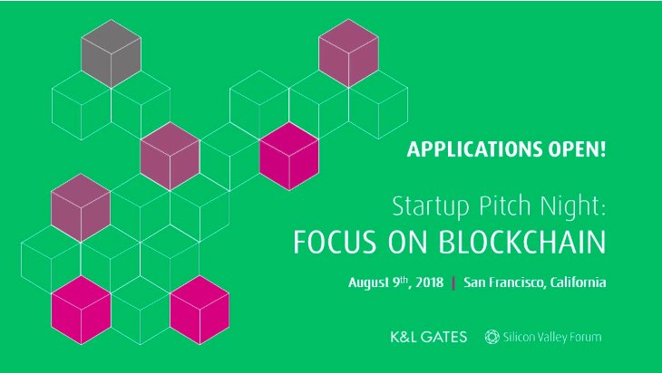 fintech_usa's tweet photo. Don’t miss your chance to showcase your emerging tech company at this Startup Pitch Night! https://t.co/TskfnaTaWl

WHO should apply? Head of an innovative Blockchain technology startup
WHEN? August 9, 6-9PM
$? If your company is selected, no fee to pitch

#SVFStartupPitchNight https://t.co/PrrXiFQfVb