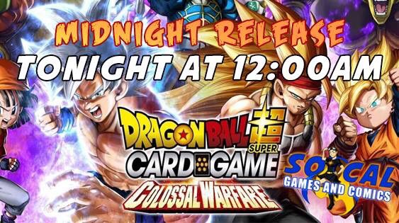 SCGCGamesComics's tweet photo. We’re partying till the sun comes up! 🌚➡️🌞
Join us for a night of release events as we celebrate M19 and Dragonball Super Colossal Warfare! Everything starts at 11:30pm! 
#MTG #CoreSet19 #Temecula #Murrieta #LakeElsinore #DBS #DragonBallSuper #ColossalWarfare https://t.co/iNhq11YWGz