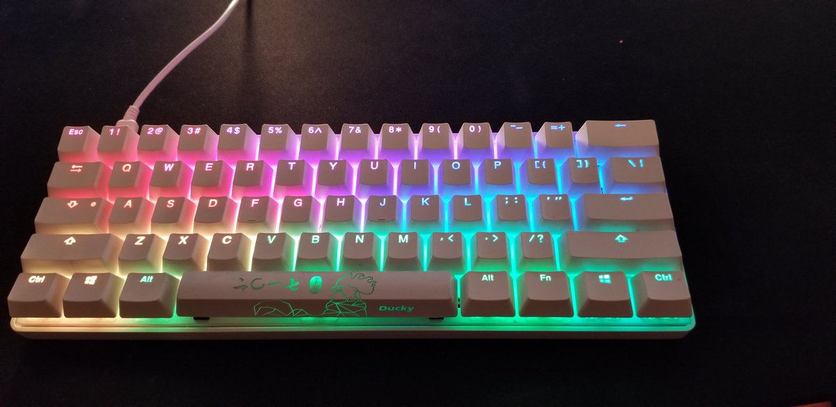 Sym This Is A Vortex Pok3r 60 With Ducky Keycaps Btw