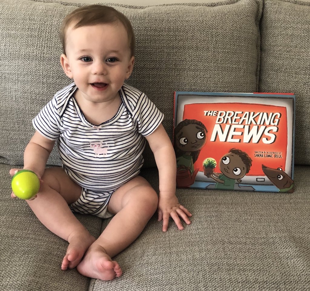 Tonight Isla and I read THE BREAKING NEWS, @sarahlynnereul’s timely, timeless picture book about the power and importance of small acts of caring and kindness.

Isla’s rating: two small—but significant—thumbs up. 👍🏼👍🏼