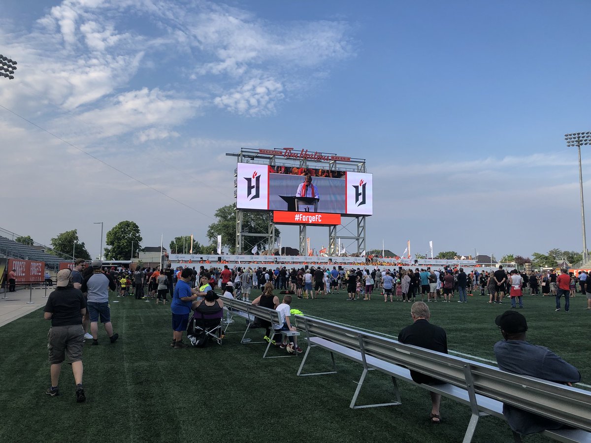 Pleased to welcome #HamOnt’s new Canadian Premier League #forgefc to the city.