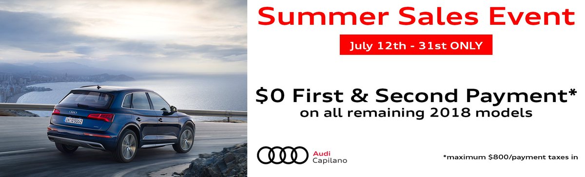 Capilano Audi On Twitter Come Visit Us For Our Summer Sales