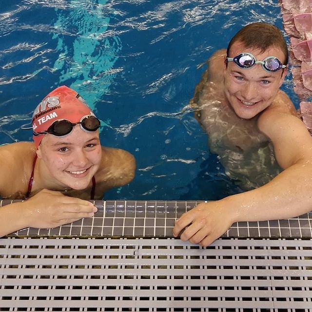 LewSwims's tweet photo. Congrats to 'Liz' Bet' and Logan. Starting the meet off right with a combined 1 minute, 43 second drop in the mile! #pacework #bkysr https://t.co/2edqHPqSc7 https://t.co/3Za2bkNWTU