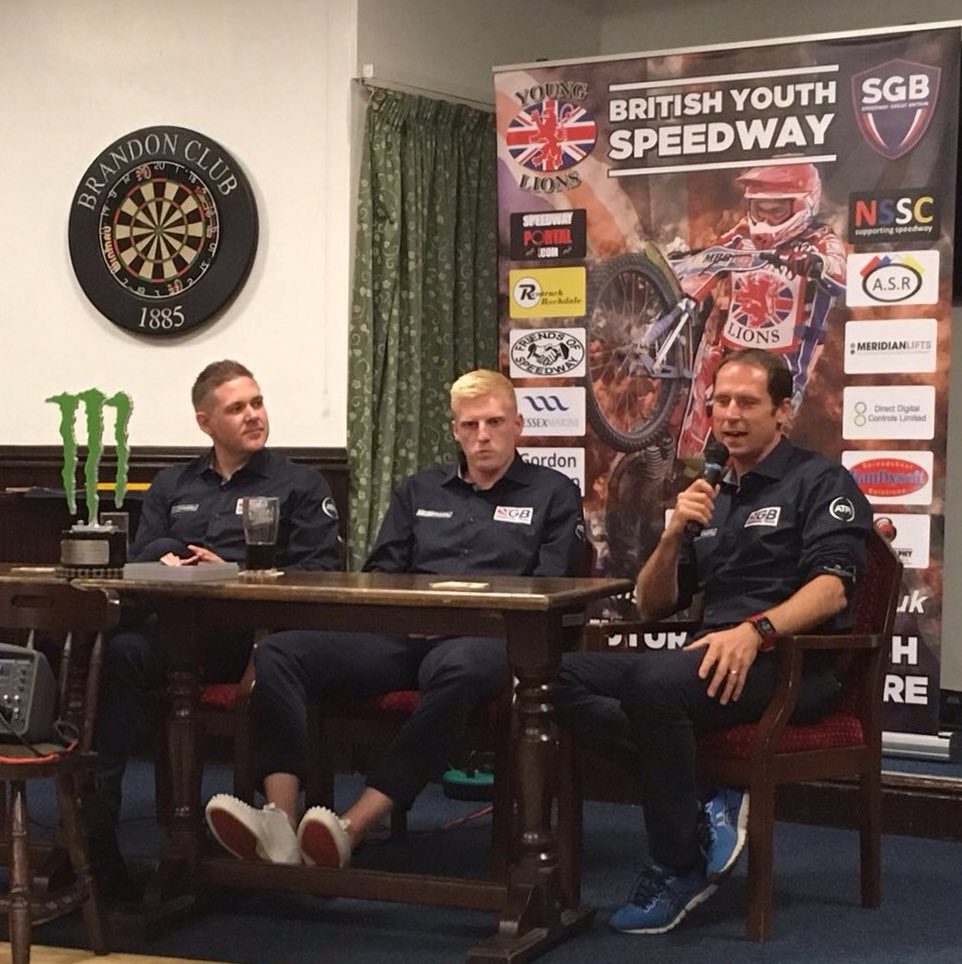 A big thank you to @GBSpeedwayTeam in particular Rob Painter @JoshGudgeon & @c_nev1 for giving up their time to inform and entertain us this evening.

We wish you all the very best in everything you do.

Look out for the website.......coming soon 😉👍🏻🇬🇧
