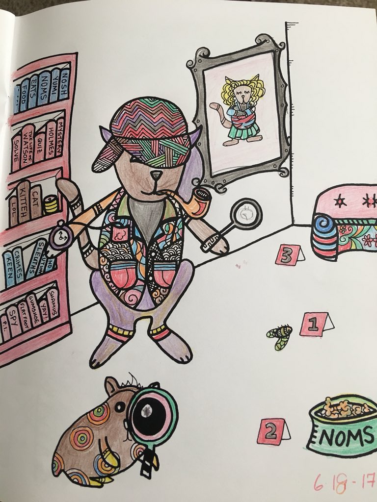 thecathacker's tweet photo. Colored CatDoodles! 

I love this one!

Get yours at https://t.co/yGpzkB9xeM https://t.co/FL5L0S3d6W