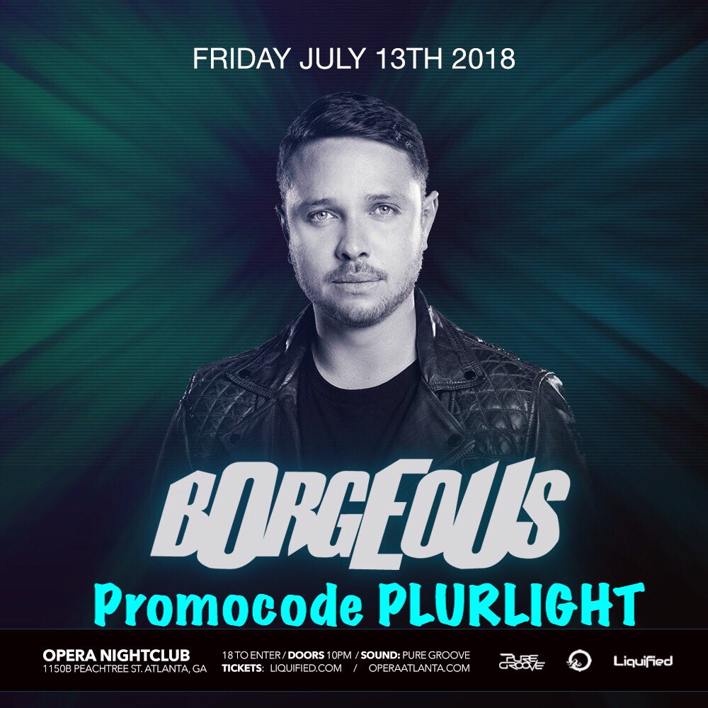 Astralfusion's tweet photo. This Friday night, @BorgeousMusic joins us at #OperaNightclub for another @Liquified #subloaded event. ππ»ππ»ππ» Discounted tickets with promocode PLURLIGHT on @eventbrite #atlanta #rave https://t.co/qjupolzmTo